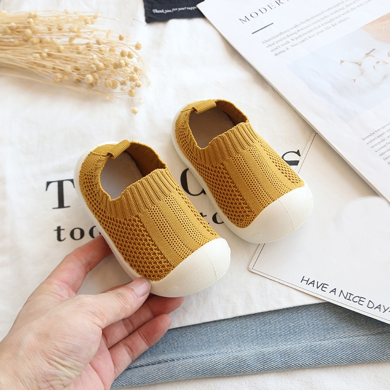 Kindergarten First Walkers Shoes Girl Boys Toddler Shoes Breathable Mesh Surface Soft Children Baby Non-slip Casual Shoes Summer